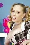 Naughty girl with big tits performs a sizzling baby doll play scene