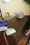 Cute babe with big juggs Jenna Doll has slutty sex in the office