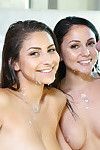 Ariana marie and nina north enjoy a slippery threesome with thei