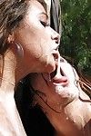 Shai and Georgia have an orgy with cum swapping and bukkake