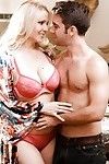 American MILF pornstar Julia Ann having big tits undressed by Logan Pierce