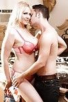 American MILF pornstar Julia Ann having big tits undressed by Logan Pierce