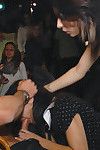Carolina abril is taken to a crowded tourist destination in madrid and stripped.
