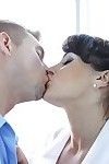 Mature brunette Lisa Ann sits on guy's face and then on his cock