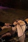 Beautiful fetish model tied up and dominated by isis love