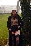 Amateur milf on a day out at the local park