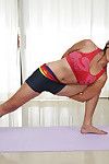 Yoga girl sex action