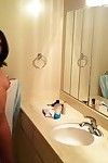 Hot photo gallery of a naked petite babe getting fucked in the bathroom