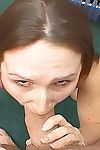 Teen blowjobs and footjob pics with a cum-swallowing teen