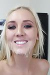 Sexy Stacey spreads pussy for doggystyle fuck with pretty face dripping cum