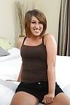 Lovely Nicole gets ready to reach sexual peak on this bed