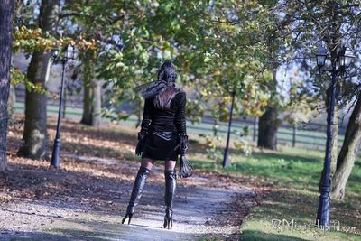 Miss Hybrid Sodden crack In Sodden Leather Boots Catwalk Outdoors