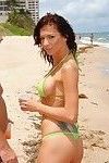 Outdoor boob milf bikini posing and wild hardcore indoor fuck