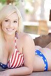 Kylie page celebrates the 4th of july with patriotic sex