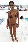 Busty brazilian babe selfshot in bikini