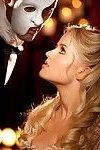 сексуальная блондинка косплей девушка Анна берглунд бравируя ее Живенько соски и Горячая Зад