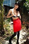 In this fantasy role play feature, eva is in a rush to get to work and absentmin