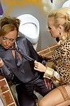 Naughty fashionistas have some slimy and messy gloryhole fun with a fake cock