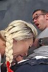 Ts babe bribes her tutor with her fat cock!