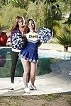 milf Julia Ann e adolescente Cheerleader jodi Taylor tem lésbicas Sexo ao ar livre