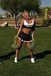 Big busted Cheerleader Shyla Stylez hat einige anal Spaß Mit zwei studly Jungs