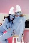 Lexi belle and charley chase in this aint the smurfs xxx