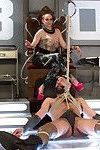 In this sci-fi styled update, latex-clad mistress bella rossi ties and teases he