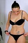 Fetish pornstar Gina Killmer torturing her slave dressed like a maid