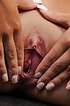 European teen pornstar Alexis Brill fingering wet pussy in the shower