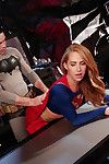 Pornstar Carter Cruise getting fucked by Batman in Robin outfit