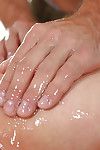 Naked MILF Yasmin Scott having big tits and shaved cunt massaged