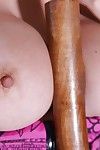 Blonde kewpie doll Chessie Kay revealing round boobs and pink cunt in prison