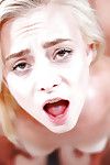 Beauty blonde Maddy Rose is screaming while feeling big dicks
