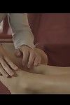 Fiery redhead Gala Braun akzeptiert ein kahl pussy Fingersatz massage