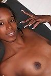 Amateur black girl spreads her ebony pusssy and asshole