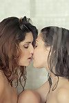 Joined in the shower by natasha malkova cassie laine teasingly s