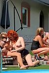 Bisexual orgy outdoors from bimaxx