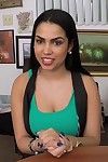Ada sánchez masturbar y CREMA en su porno Casting