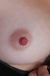Lusty teenage redhead Alice Rae flaunts her hot nipples & bald snatch