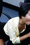 Asian MILF Asa Akira goes wild on cock while alone with her boss