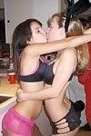 Teen lesbians orgy party