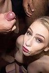Bukkake party debut for british blondes grace harper and ava