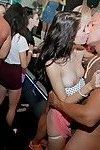 Drunk girls sucking dick at party hardcore club while everyone w