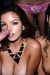 Party girls Esmi, Lia and their friends find amazing dicks to suck