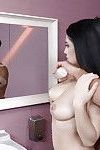 Teen beauty Noelle Easton and her big naturals spend time at the gloryhole