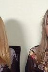 These two blondes will go to any length to please their dominant. after being pu
