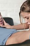 Deepthroat blowjob done by a wonderful clothed teen Alessandra Jane