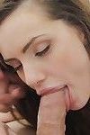 Sexy Lily Carter gives a deepthroat blowjob and gets fucked hardcore