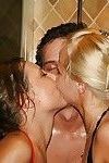 Frisky amateurs enjoy pussy licking having threesome fun with a horny lad