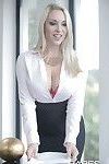 Victoria summers seduces her boss with her exquisite curves